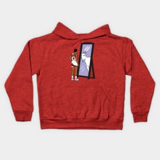 Spud Webb Mirror GOAT Kids Hoodie